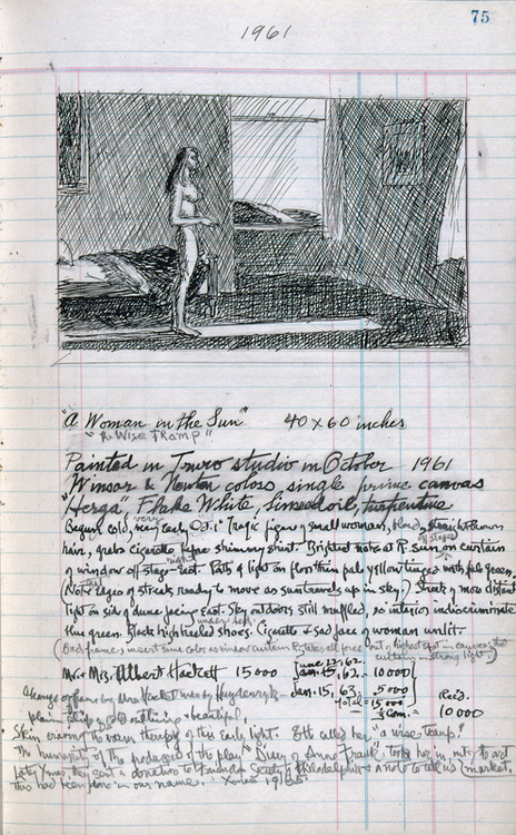 Edward Hopper sketch book